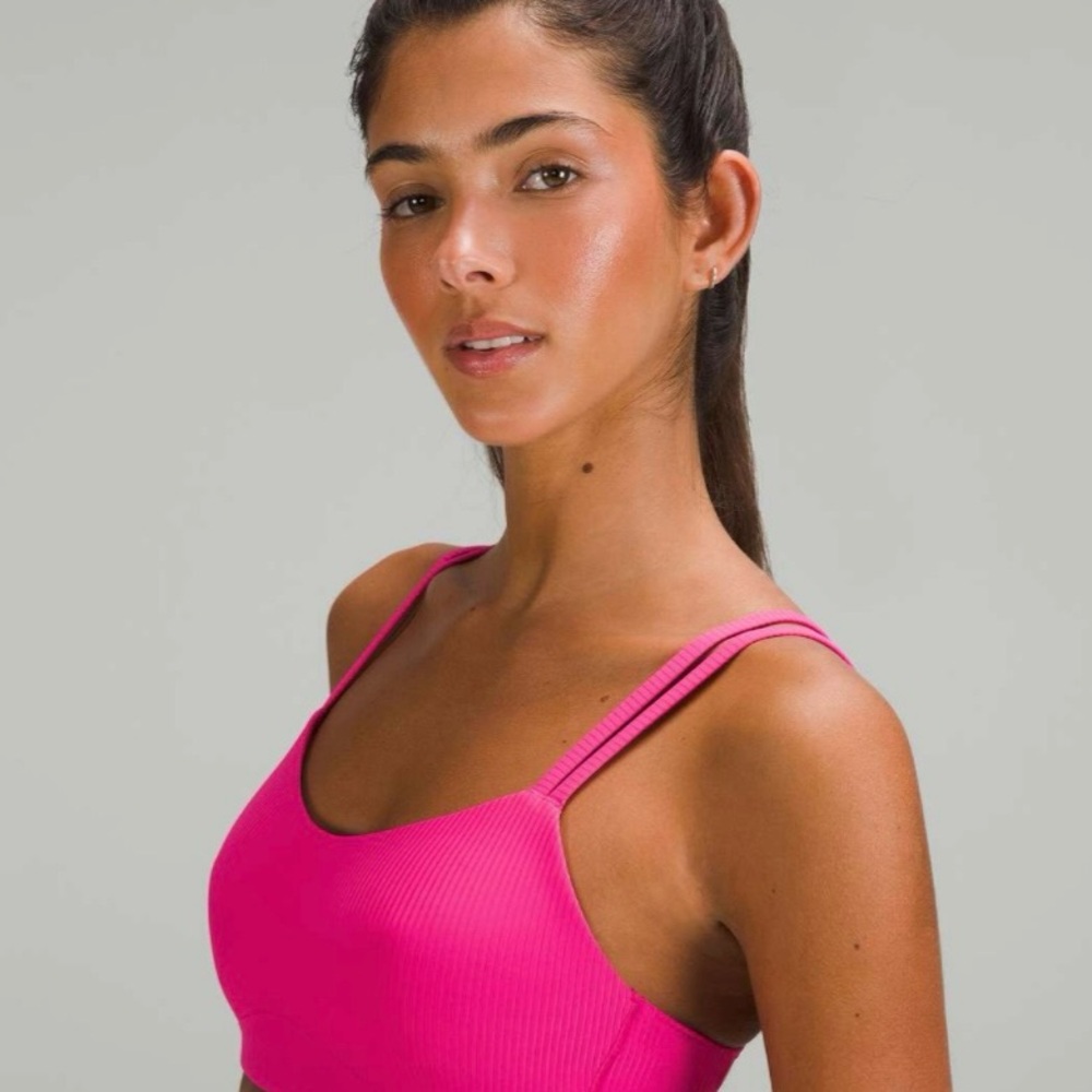 Lululemon Athletica Like A Cloud Ribbed Bra *Light Support, B/C Cup Sonic Pink